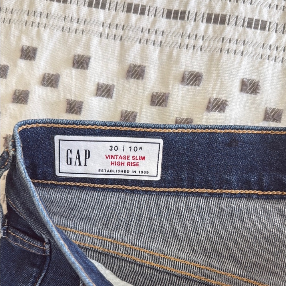 GAP Vintage Slim High Rise Jeans